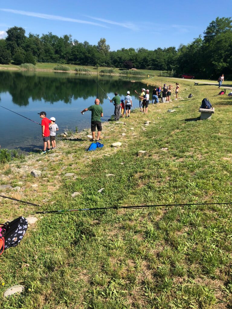 In pesca al Lago Mallone