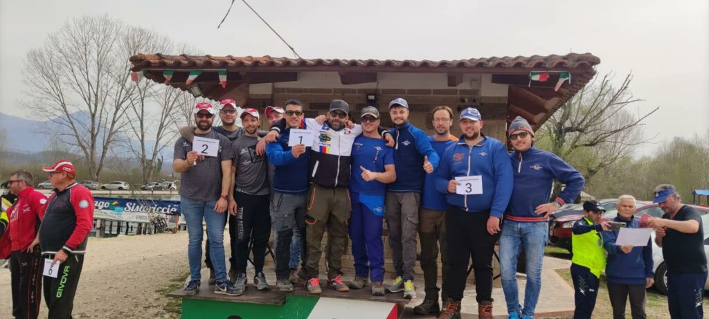 Podio 1° Prova Trofeo Serie A5 Trota Lago