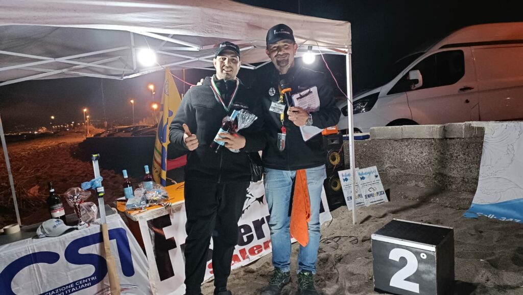 Podio Piccolo Trofeo Surfcasting 2023