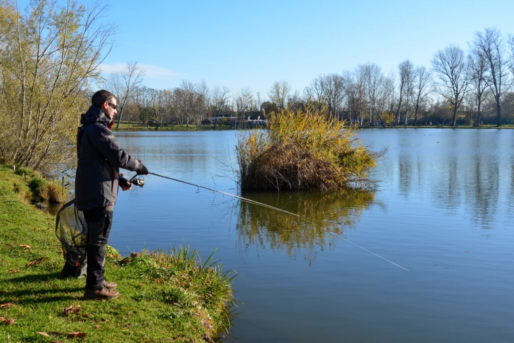 Fase di pesca ad Oscasale