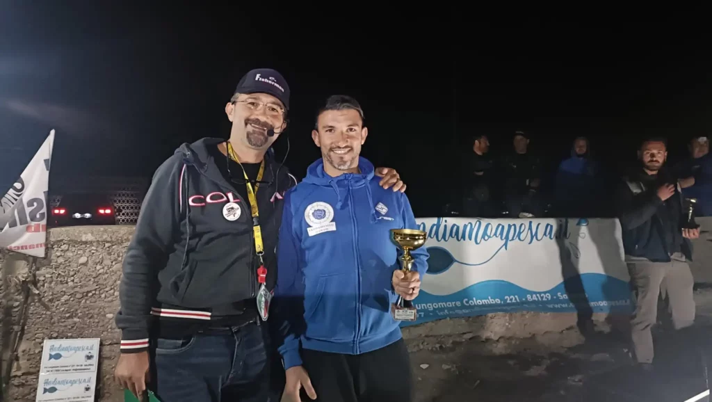 Secondo classificato Trofeo Campania Surfcasting Salerno 2024