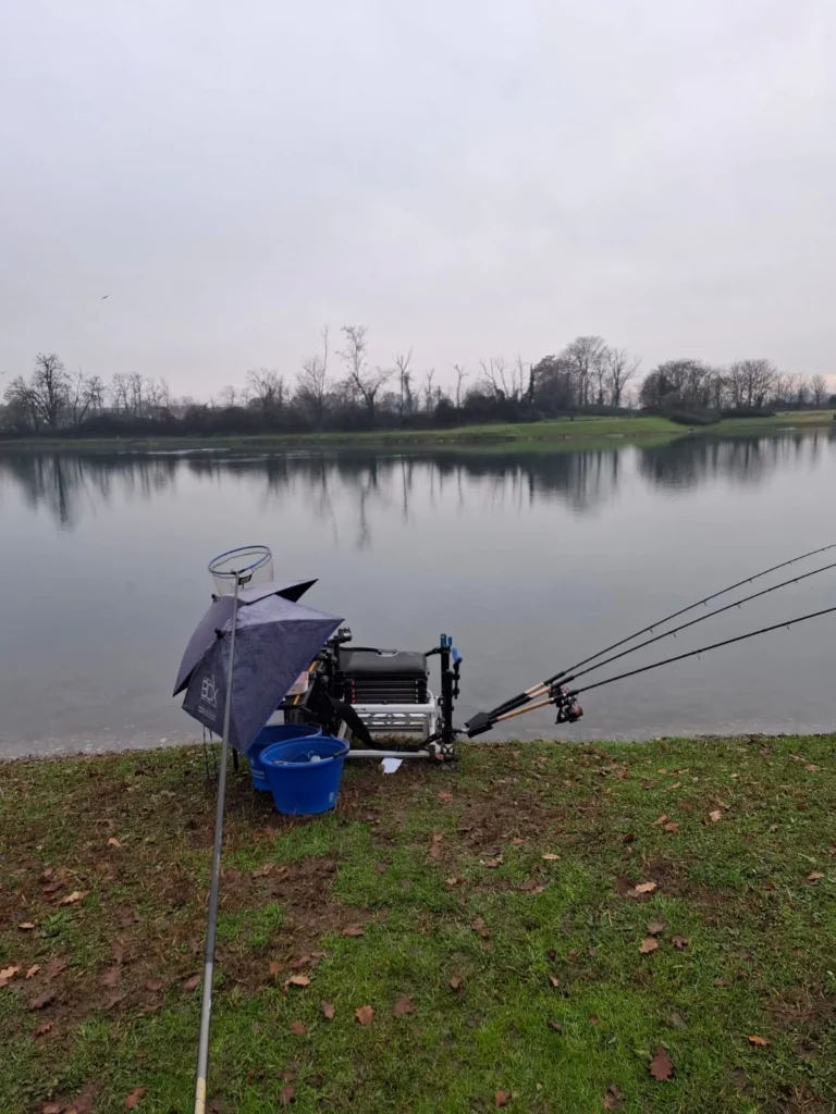 Postazione di pesca a Monzoro